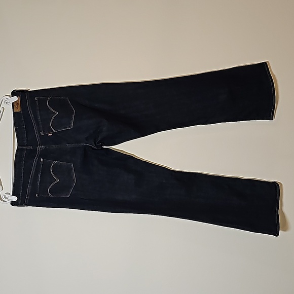 Levi’s Women’s Slight Curve Bootcut Jeans 16/33 Mid Rise Dark Wash Denim - Picture 4 of 16